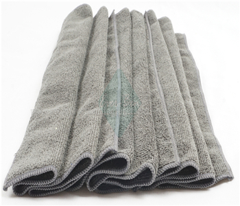 China Custom bulk microfiber cloth cleaning rags bulk Wholesale Grey Quick Drying Cleaning Towel Cloth factory Home Wiping Cloth DishWashing Towel producer